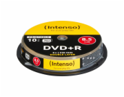 1x10 Intenso DVD+R 8,5GB 8x Speed, Double Layer printable