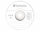 1x10 Verbatim CD-R 80 700MB 52x Data Life Slim obal