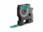 Dymo D1 paska 12 mm x 7 m cerna na zelene 45019