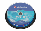 1x10 Verbatim CD-R 80 / 700MB 52x Speed Extra Protection CB
