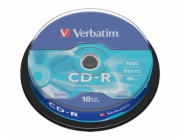 1x10 Verbatim CD-R 80 / 700MB 52x Speed Extra Protection CB