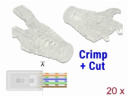 DeLOCK ochrana proti zalomení pro konektory RJ45 Crimp+Cut