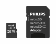 Philips MicroSDHC Card      16GB Class 10 UHS-I U1 vc. Adapteru