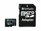 Verbatim microSDXC         256GB Class 10 UHS-I vc. adapteru