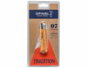 Opinel kapesni nuz c.07 zaviraci karbonova cepel drevena rukojet