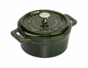 Staub Mini Cocotte 10cm kulaty zeleny litina