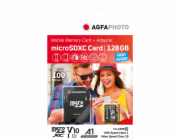 AgfaPhoto MicroSDXC UHS-I  128GB High Speed Class 10 U1 V10