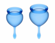 Satisfyer Feel Good Menstrual Cup Dark modra