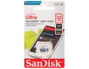 SanDisk Ultra - Paměťová karta flash (adaptér microSDHC - SD zahrnuto) - 32 GB - Class 10 - microSDHC UHS-I