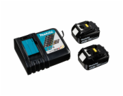 Makita Energy Kit 197624-2 2x BL1850B + DC18RC