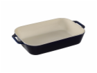 Staub Obdélníková mísa Keramická, tmavě modrá, 34x24x7,6