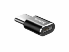 Baseus adaptér USB-C samec na MicroUSB samice 2,4A, černá