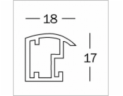 Rámeček Walther Trendstyle zlatý 20x30 plast