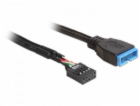 DeLOCK USB 2.0 adaptérový kabel, 9pinová zásuvka > USB 3....