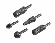 Wolfcraft sada 4 ks rašple+záhlubník dřevo/kov 2540000