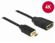 DeLOCK adaptérový kabel micro HDMI - HDMI 4K