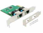 Delock PCI Express Card > 2 x Gigabit LAN - Sítový adapté...