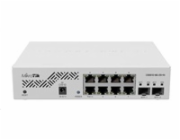 Mikrotik managed Switch CSS610-8G-2S+IN/ 8x Gbit port/ 2x 10G SFP+/ SwOS/ zdroj