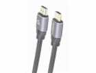 GEMBIRD Kabel HDMI 2.0, 1m, opletený, černý, blister