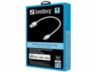 Sandberg 441-19 USB>Lightning MFI 0,2m Bílá