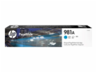 HP 981A Cyan Original PageWide Cartridge (6,000 pages)