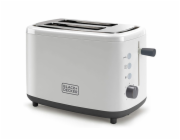 Black+Decker BXTO820E topinkovač, 820 W, 2 topinky, regulace opékání, bílý