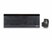 Rapoo 9000M 6940056193490 RAPOO set klávesnice a myš 9900M multi-mode bezdrátový ultra-slim CZ/SK, černá