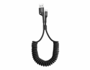 Baseus datový kabel Fish-eye USB/USB-C 1m 2A černý
