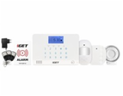 iGET SECURITY M3B - bezdrátový GSM alarm CZ, zasílá SMS/telefonuje,záložní baterie 8 hod,aplikace CZ