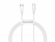 Kabel USB na USB-C řady Superior, 66W, 1m (bílý)