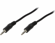 Kabel LogiLink Jack 3,5 mm – Jack 3,5 mm 10 m černý (CA1053)