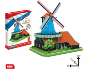Puzzle 3D Wiatrak Holenderski Zestaw XL