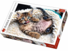 Trefl Puzzle veselá kočička 1000el. (226185)