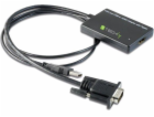 Adaptér AV Techly D-Sub (VGA) - HDMI + USB-A černý (301665)