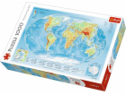 Trefl Puzzle 1000el - Fyzická mapa světa (10463)