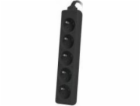 Lanberg Power strip 5 zásuvek 1m (5XPL-PS0-05E-0100-IEC-BK)