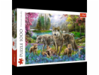 Trefl Puzzle 1000 vlčí rodina