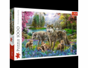 Trefl Puzzle 1000 vlčí rodina