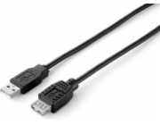 Kabel USB Equip USB-A - USB-A 5 m Czarny (128852)