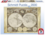 Schmidt Spiele Puzzle Historická mapa světa