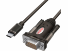UNITEK Y-1105K sériový kabel Černá 1,5 m DB-9