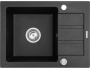 Jednoplášťový dřez s odkapávačem Maidsinks Promo 76x44 1B 1D E070053701