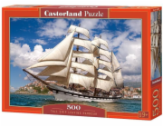 Castorland Puzzle 500 Tall Ship opouštějící přístav (253343)