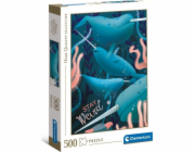 Clementoni Puzzle 500 Fantastická zvířata Narvalové 35099