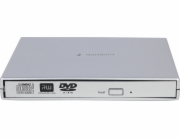 Gembird DVD-USB-02-SV optická disková jednotka DVD±RW Stříbrná