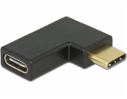 DeLOCK USB 3.2 Gen 2 adaptér, USB-C samec > USB-C samice 90°
