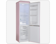 Wolkenstein WKG265RT SP růžová kombinovaná volně stojící chladnička růžová