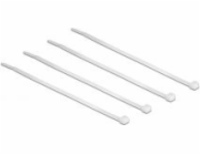 Delock - Kabelová stahovací páska - 10 cm - průhledná (balení 100)