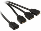 AKASA rozbočovač a prodlužovací kabel, aRGB LED