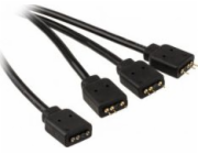 AKASA rozbočovač a prodlužovací kabel, aRGB LED